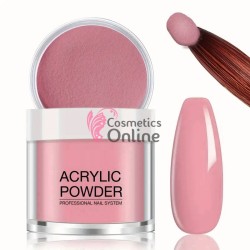 Pudra acrilica Amelie Nude de 10g pentru constructie unghii false Cod ADP242 Rouge Nude